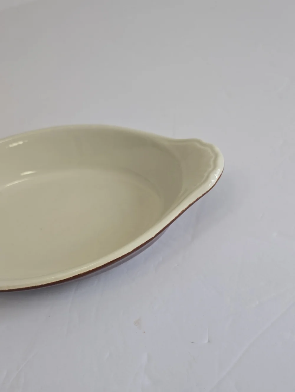 Vintage Set Of 2 Hall 529 & 521 Oval Au Gratin Casserole Dish USA Brown Green